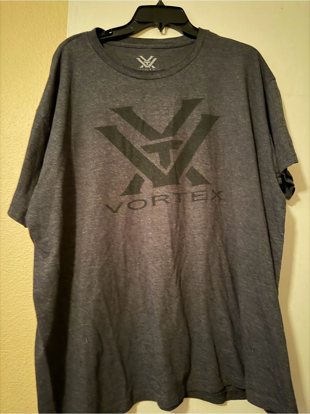 Vortex Men's Short Sleeve Logo Tee — Dark Charcoal